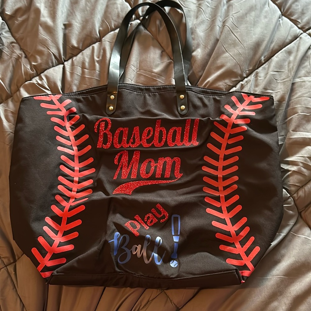 Baseball mom bag